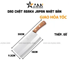 Dao Thái Thịt Cá Cao Cấp - Dao Nhật Bản Siêu Sắc 30x9.3cm