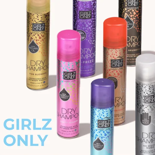 Dầu Gội Khô Girlz Only Màu Hồng 200ml - Dầu Gội Khô Hương Nước Hoa