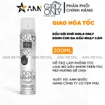 Dầu Gội Khô Girlz Only Màu Xám 200ml - Dầu Gội Khô Cho Da Đầu Nhạy Cảm