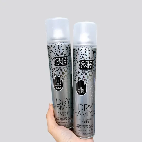 Dầu Gội Khô Girlz Only Màu Xám 200ml - Dầu Gội Khô Cho Da Đầu Nhạy Cảm