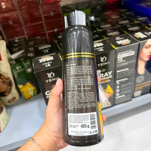 Dầu Gội Phủ Bạc Yeho Y2 425g - Dầu Gội Nhuộm Phủ Bạc Màu Nâu
