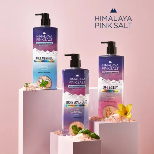 Dầu Gội Sạch Gàu Muối Hồng Himalaya Soft Silky Hàn Quốc Nuôi Dưỡng Tóc Mềm Mượt