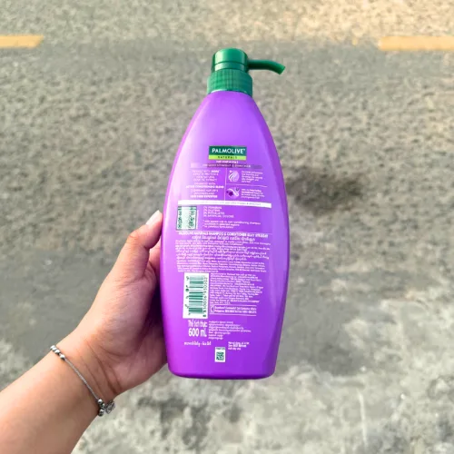 Dầu Gội Xả Palmolive Naturals Silky Straight Chiết Xuất Dầu Olive 600ml