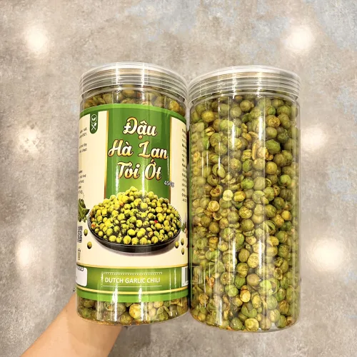Đậu Hà Lan Tỏi Ớt Thơm Ngon 450g Hộp