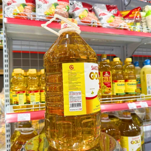 Dầu Ăn Thực Vật SÀI GÒN GOLD Gia Khánh Food 5 lít