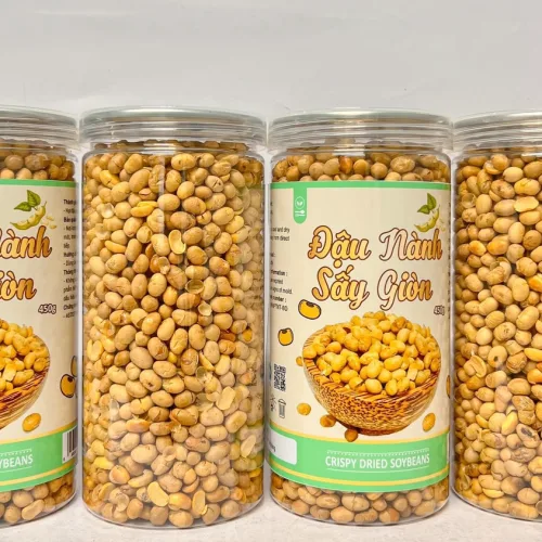 Đậu Nành Sấy Giòn Thơm Ngon 450g Hộp