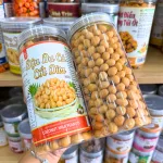 Đậu Phộng Da Cá Cốt Dừa Thơm Ngon 500g Hộp Pet