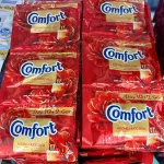 Dây 12 Gói Nước Xả Vải Comfort Hương Nước Hoa Quyến Rũ 18ml/Gói - Màu Đỏ
