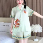 Đồ Bộ Nữ Chất Liệu Latin Mặc Mát Mềm Mịn - Set Bộ Nữ Pijama Tay Ngắn Quần Ngắn Nhiều Màu Mẫu Xinh (Size Từ 40-60kg)