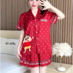 Đồ Bộ Nữ Chất Liệu Latin Mặc Mát Mềm Mịn - Set Bộ Nữ Pijama Tay Ngắn Quần Ngắn Nhiều Màu Mẫu Xinh (Size Từ 40-60kg)