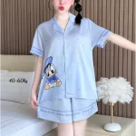 Đồ Bộ Nữ Chất Liệu Latin Mặc Mát Mềm Mịn - Set Bộ Nữ Pijama Tay Ngắn Quần Ngắn Nhiều Màu Mẫu Xinh (Size Từ 40-60kg)