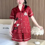 Đồ Bộ Nữ Chất Liệu Latin Mặc Mát Mềm Mịn - Set Bộ Nữ Pijama Tay Ngắn Quần Ngắn Nhiều Màu Mẫu Xinh (Size Từ 40-60kg)