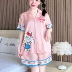 Đồ Bộ Nữ Chất Liệu Latin Mặc Mát Mềm Mịn - Set Bộ Nữ Pijama Tay Ngắn Quần Ngắn Nhiều Màu Mẫu Xinh (Size Từ 40-60kg)