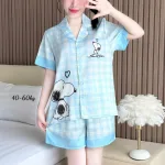 Đồ Bộ Nữ Chất Liệu Latin Mặc Mát Mềm Mịn - Set Bộ Nữ Pijama Tay Ngắn Quần Ngắn Nhiều Màu Mẫu Xinh (Size Từ 40-60kg)