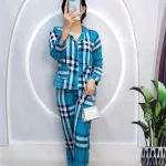 Đồ bộ pijama quần dài áo tay dài họa tiết