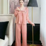 Đồ bộ quần dài áo tay dài màu trơn