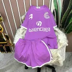 Đồ bộ quần đùi áo tay ngắn in chữ