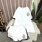 Đồ bộ quần đùi áo tay ngắn in gấu trúc