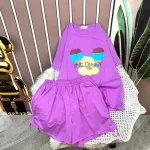 Đồ bộ quần đùi áo tay ngắn in hình đầu chuột mickey