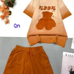 Đồ bộ quần đùi áo tay ngắn in hình gấu