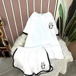 Đồ bộ quần đùi áo tay ngắn in hình gấu trúc