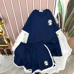 Đồ bộ quần đùi áo tay ngắn in hình gấu trúc