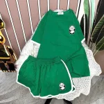 Đồ bộ quần đùi áo tay ngắn in hình gấu trúc