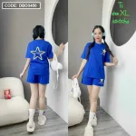 Đồ bộ quần đùi áo tay ngắn in hình sao