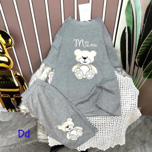 Đồ bộ quần lửng áo tay ngắn in hình gấu trắng