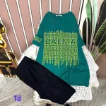 Đồ bộ quần ngố đen áo tay ngắn in hình