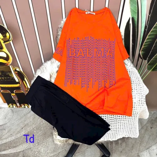 Đồ bộ quần ngố đen áo tay ngắn in hình