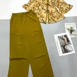 Đồ bộ trung niên mango quần dài màu trơn áo tay lững có 2 size