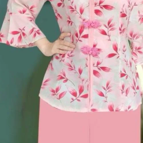 Đồ bộ trung niên mango quần dài màu trơn áo tay lững có 2 size