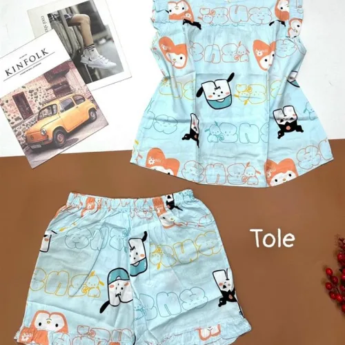 Đồ bộ vải tonl quần đùi áo sát nách bèo