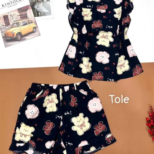 Đồ bộ vải tonl quần đùi áo sát nách bèo