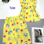 Đồ bộ vải tonl quần lửng áo sát nách bèo