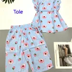 Đồ bộ vải tonl quần lửng áo sát nách bèo