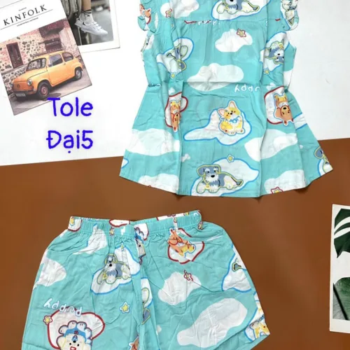 Đồ bộ vải tonl quần đùi áo sát nách bèo
