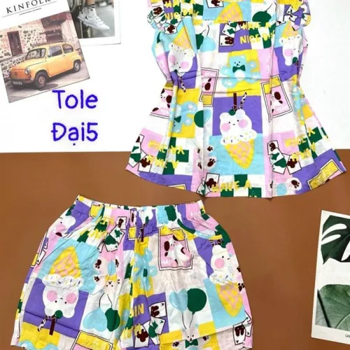 Đồ bộ vải tonl quần đùi áo sát nách bèo
