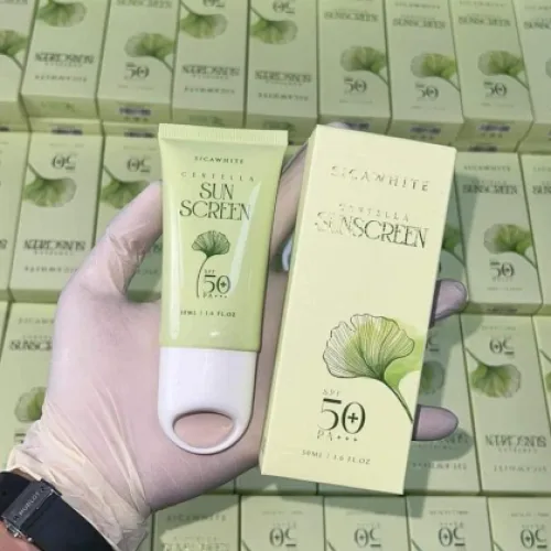 Đột phá mới Kem Chống Nắng Rau Má Sica White Centella