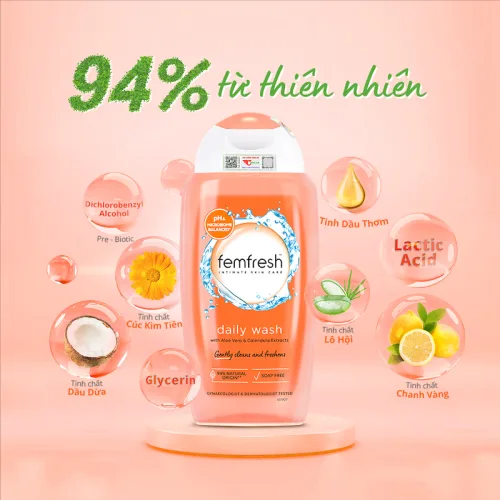 Dung Dịch Vệ Sinh Phụ Nữ Femfresh Intimate Skin Care Daily Wash 250ml