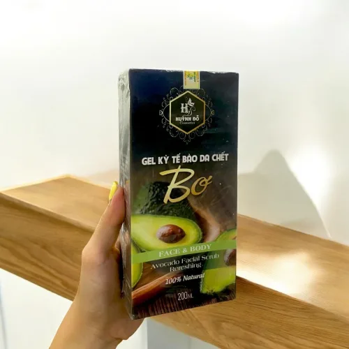 Gel Kỳ Tế Bào Da Chết Bơ Cho Mặt Và Body Huỳnh Đỗ 200ml