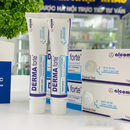 Gel Mụn Derma Forte Topical Tuýp 15g - Giảm Mụn Mờ Thâm