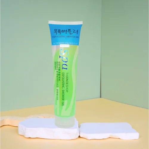 Gel Tẩy Tế Bào Da Chết Body Hàn Quốc Spa Exfoliating Shower Gel 350ml - Màu Xanh Lá
