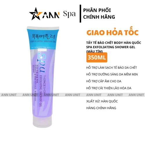 Gel Tẩy Tế Bào Da Chết Body Hàn Quốc Spa Exfoliating Shower Gel 350ml