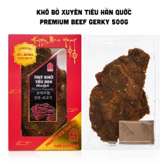 Khô Bò Xuyên Tiêu HÀN QUỐC PREMIUM BEEF GERKY 500g