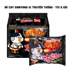 Mì Gà Cay Samyang - Mì Cay Hàn Quốc 5 Gói