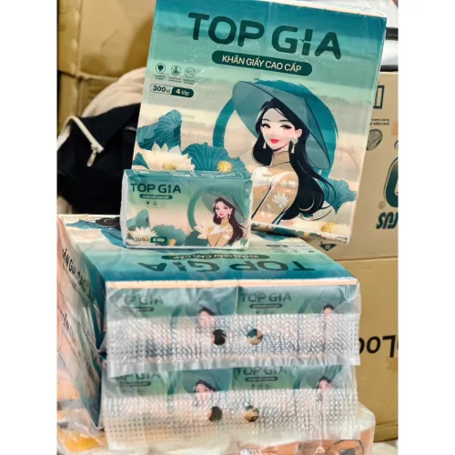 Giấy Ăn Top Gia Cô Gái Túi 10 Gói