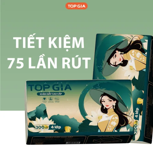 Giấy Ăn Top Gia Cô Gái Túi 10 Gói