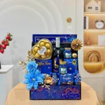 Giỏ Quà Tết 9 Món - Quà Tặng Tết Sang Trọng - Quà Trang Trí Tết - Giỏ Quà Tết